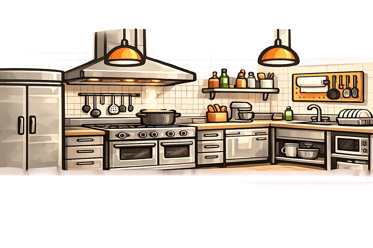 Shared kitchen icon
